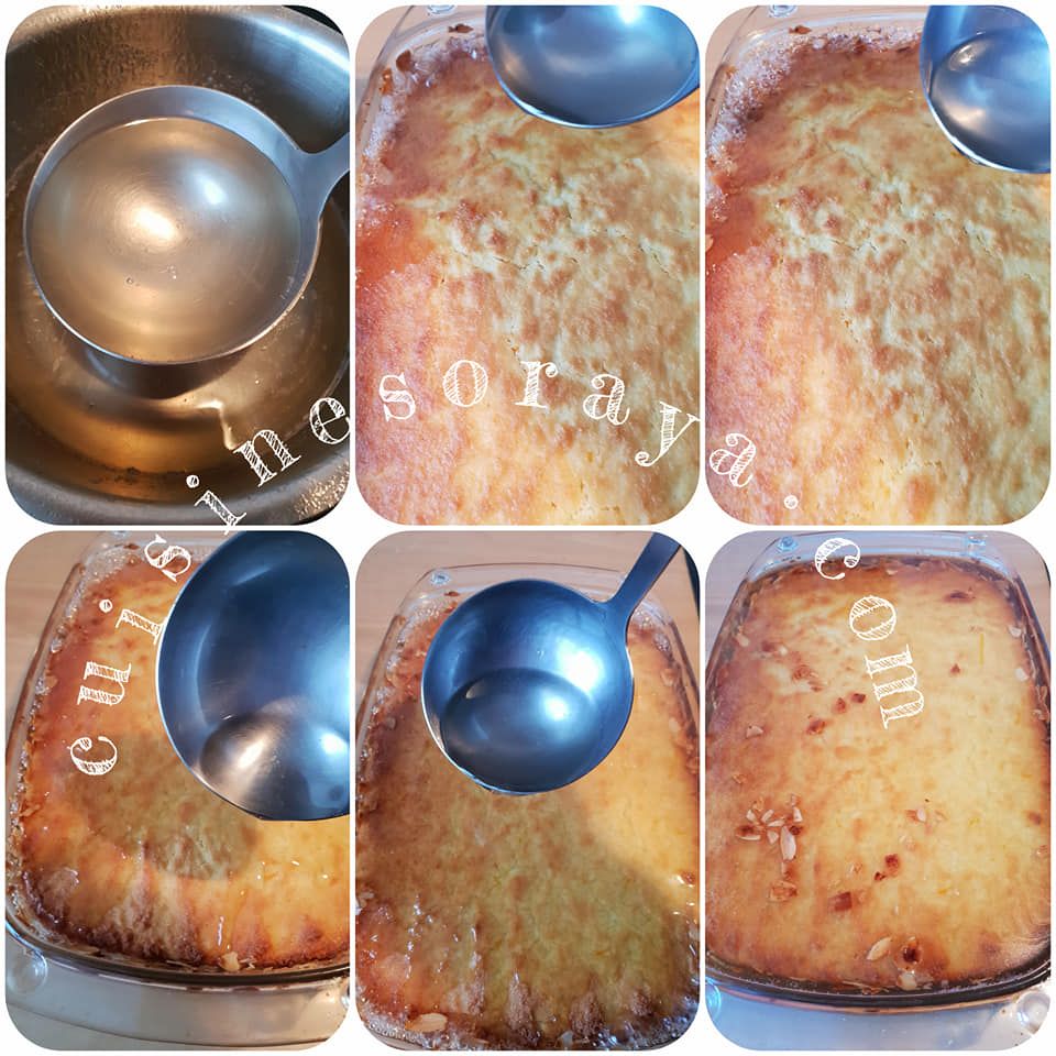 Gâteau semoule à l'orange