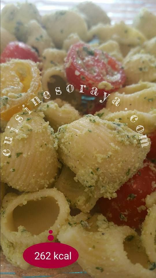 Salade de pâtes basilic