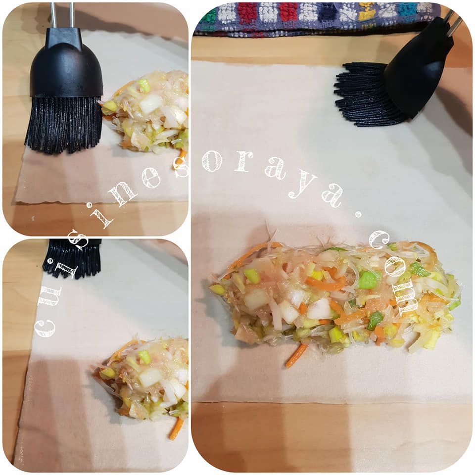 Lumpia poulet et aux légumes
