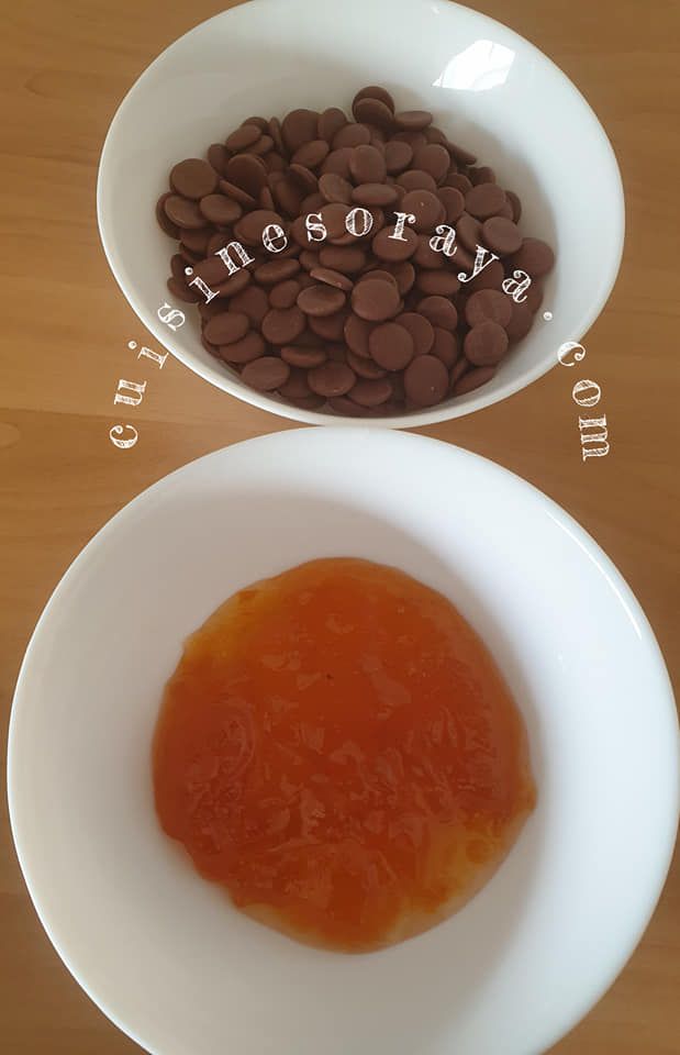 Sablé fondant à la confiture et chocolat
