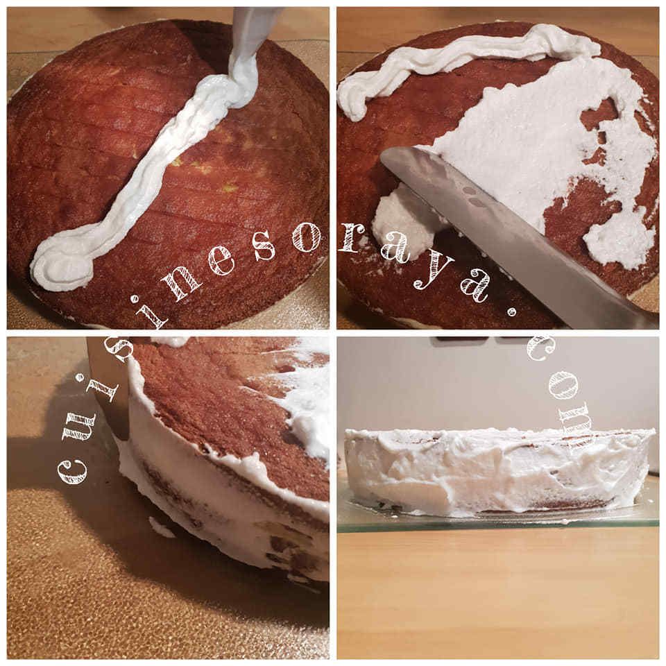 Gâteau pêcher mignon