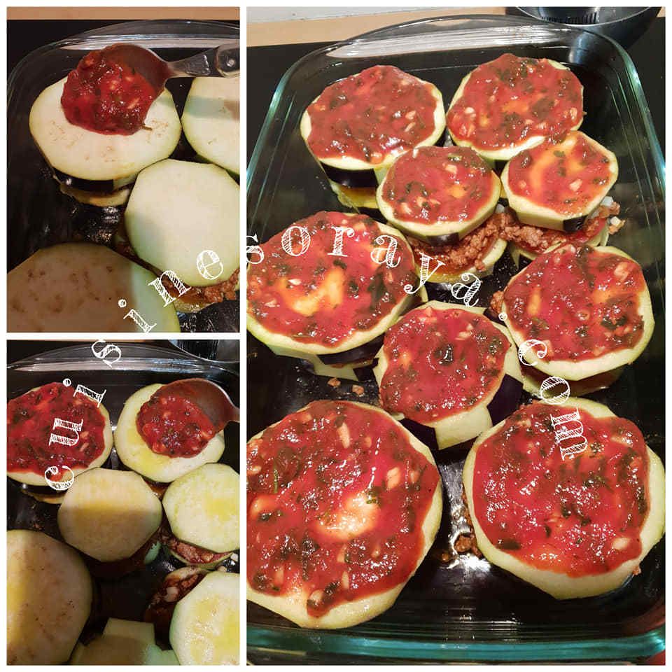 Aubergine burger