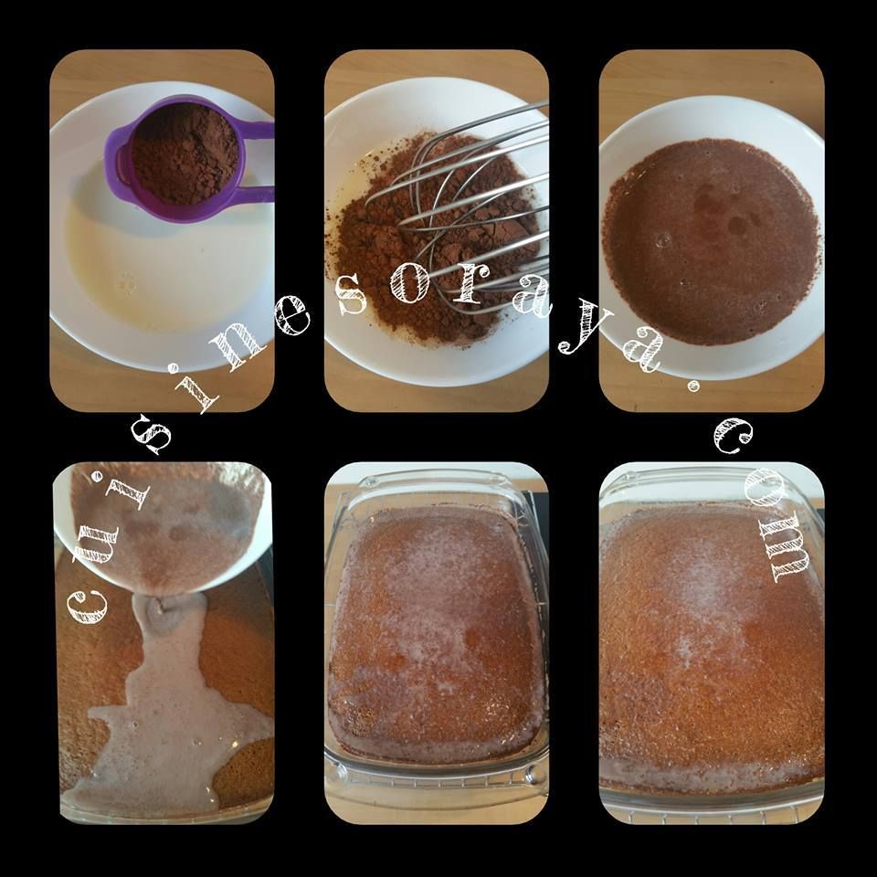 Gâteau chocolat crème de lait