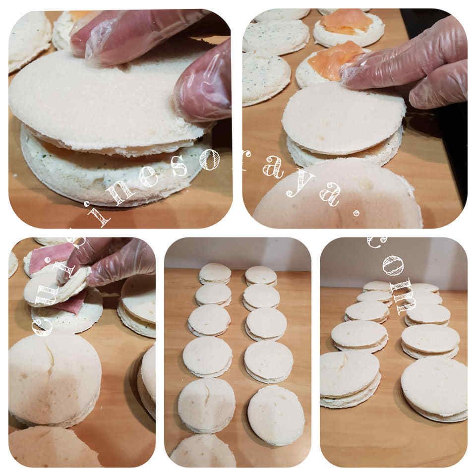 Croque panés au saumon fumé ou au poulet