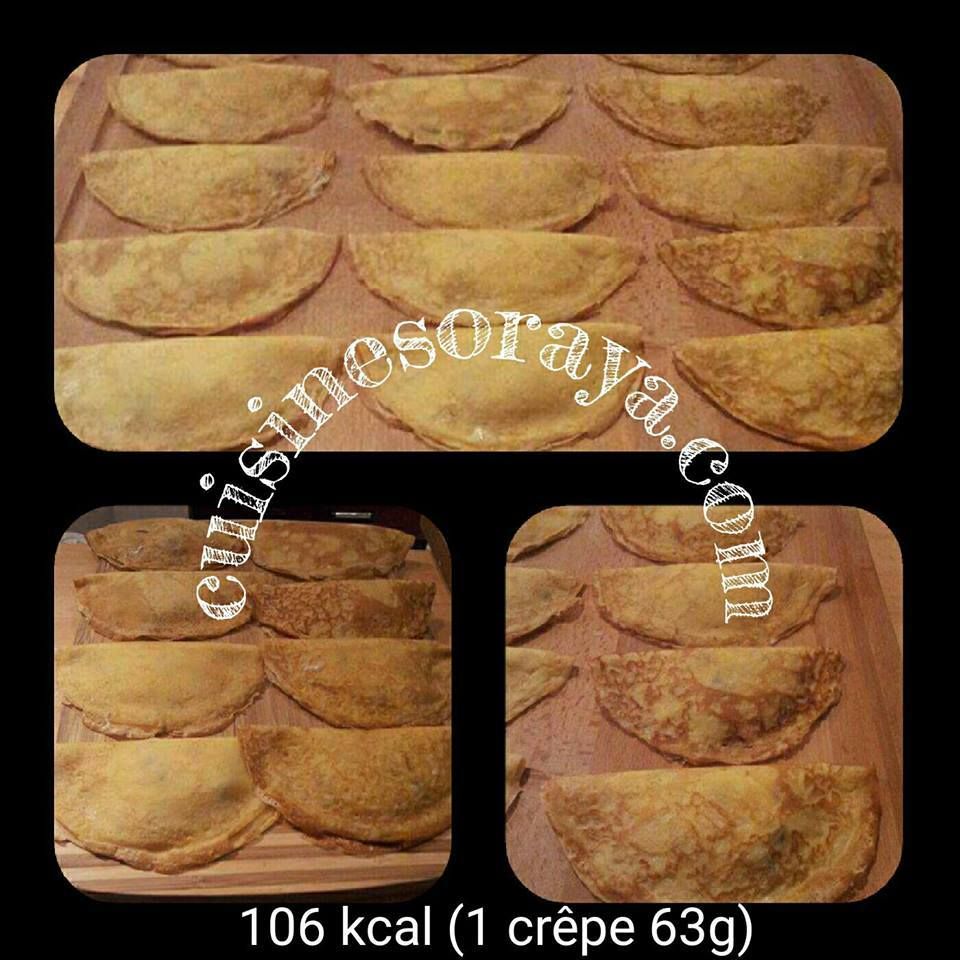 Avantage pour cette recette : Inutile de mettre du sel dans vos crêpes, la farce sera salées. Si il vous reste des crêpes pas de panique elle se mange également sucrées avec de la confiture, sucre, pâte à tartiner ... Inutile également de mettre une matiére grasse dans la poêle à chaque crêpes. "En tout cas chez moi , ces crêpes font jamais long feu!"