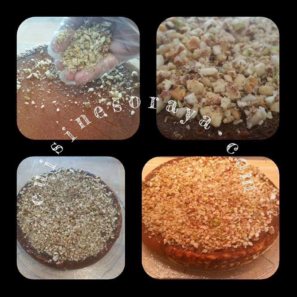 Basboussa à la crème