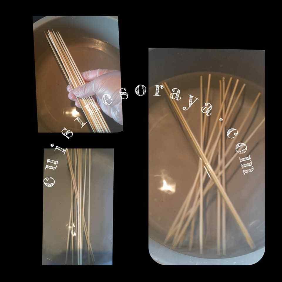 Brochette de poulet marinées