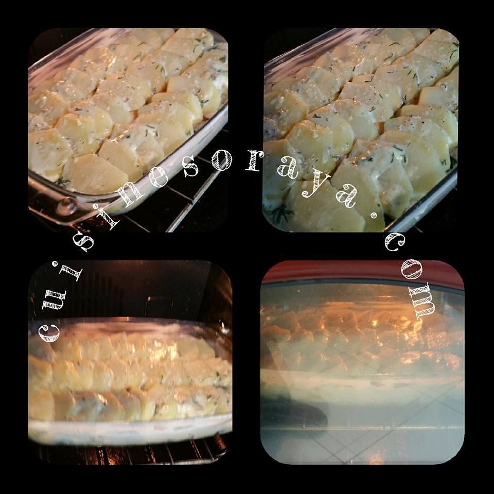 Gratin pommes de terre, saumon, épinards