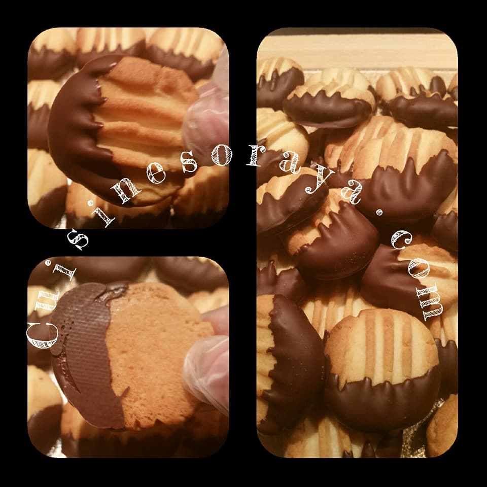 Sablés pattes de chat chocolat