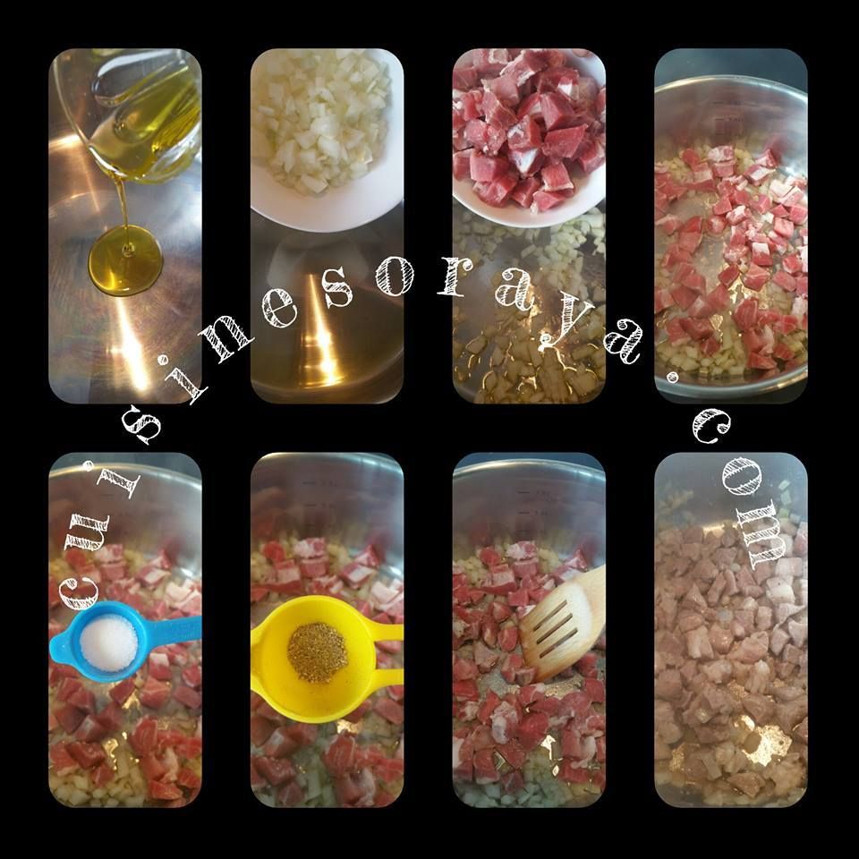 Etouffé de lègumes, viande et sa pâte feuilletée