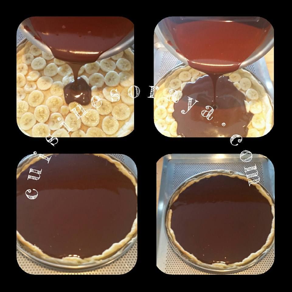 Tarte choco - banane