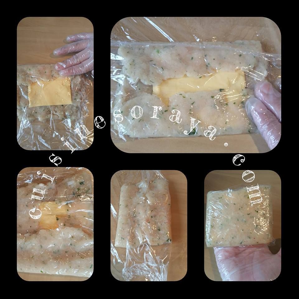 Steak de poulet farci au fromage