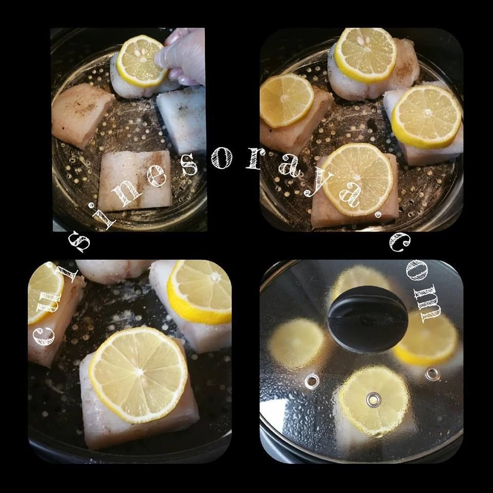 Cabillaud vapeur sauce au citron