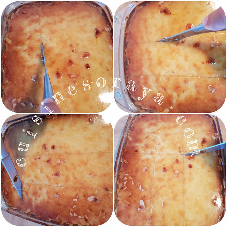 Gâteau semoule à l'orange