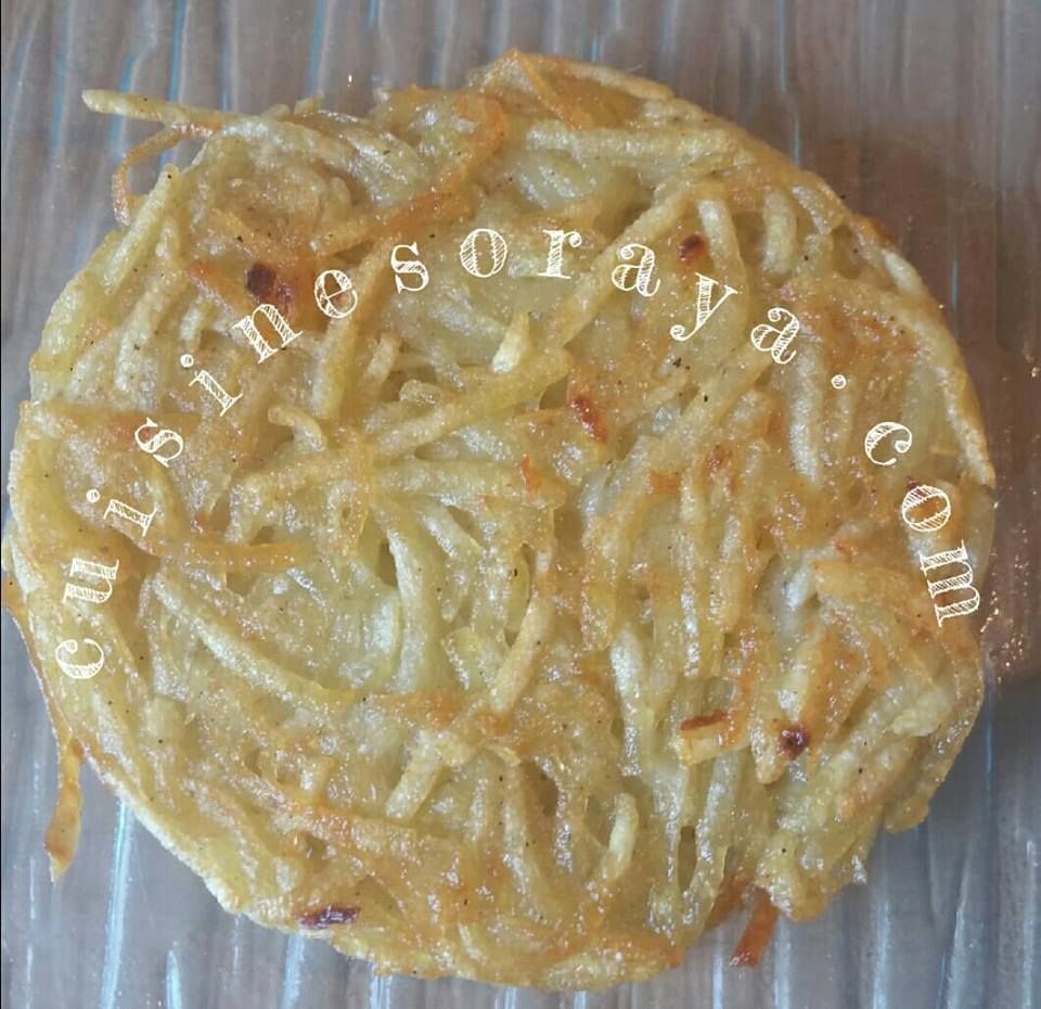 Galette de pommes de terre à la poêle