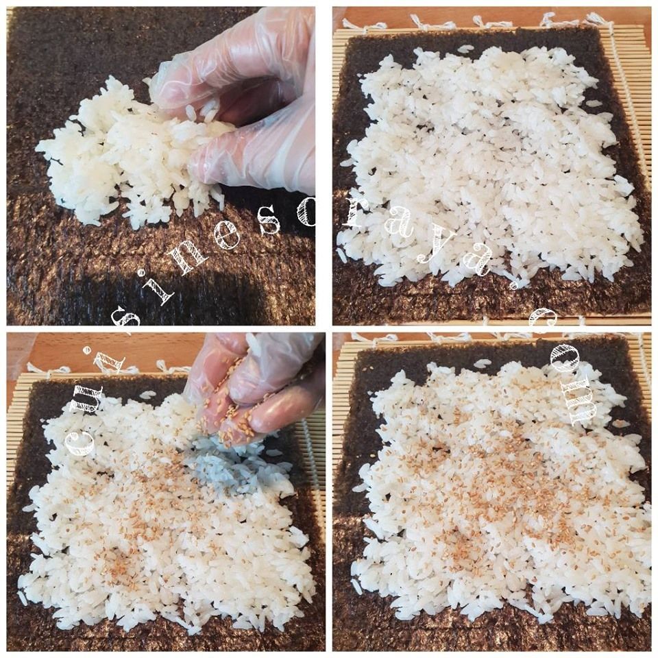 Sushi simple ou enrobé de fromage - Makis avec ou sans algue - california roll