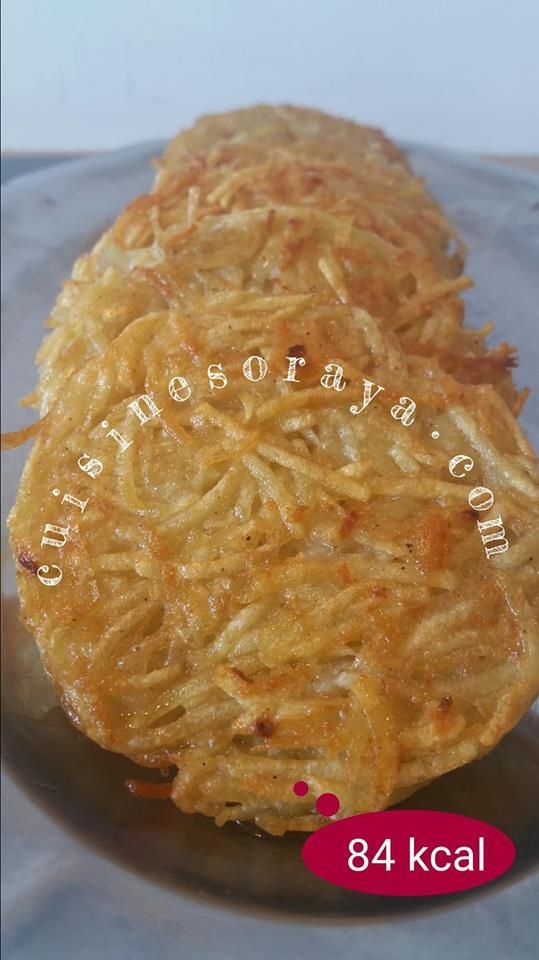 Galette de pommes de terre à la poêle