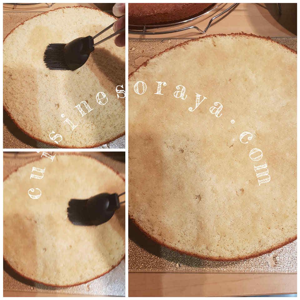 Gâteau pêcher mignon