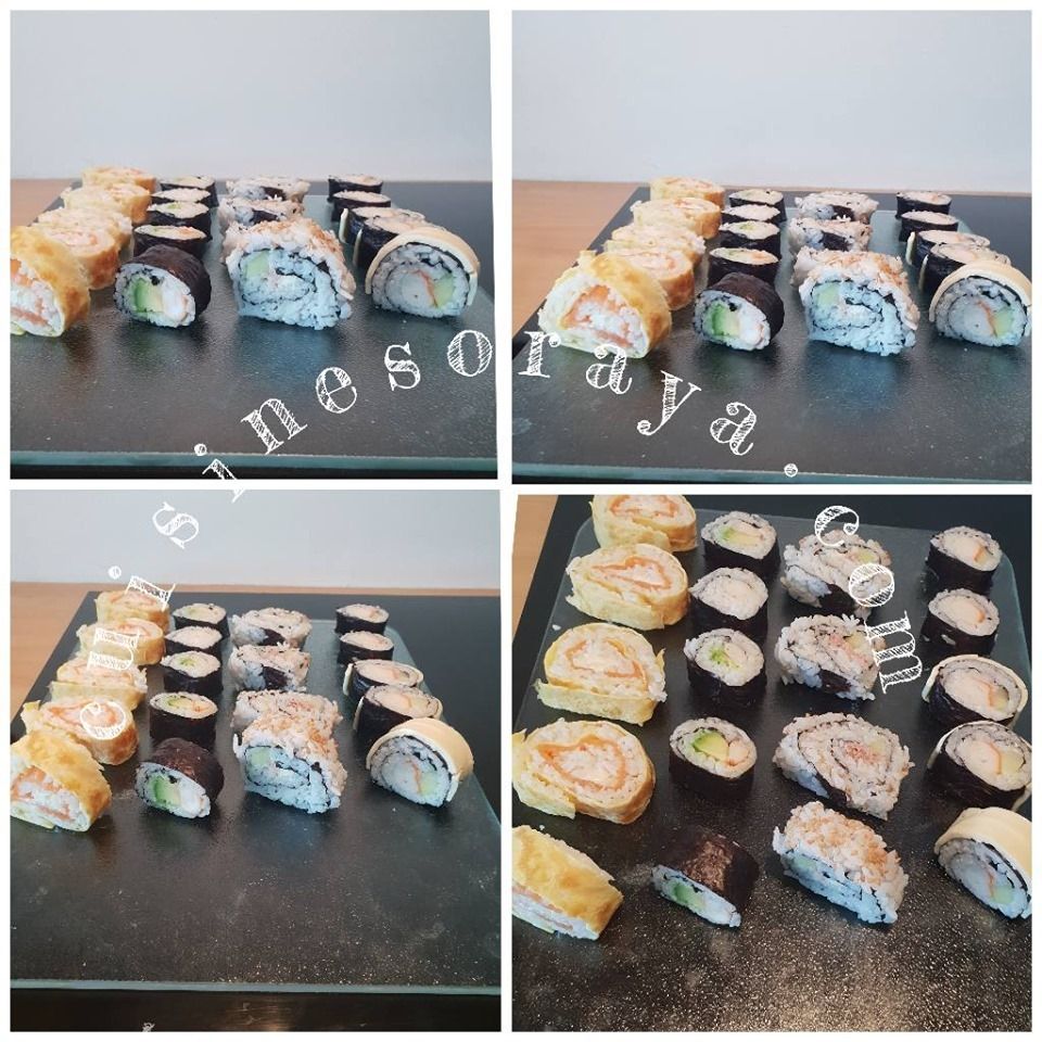 Sushi simple ou enrobé de fromage - Makis avec ou sans algue - california roll