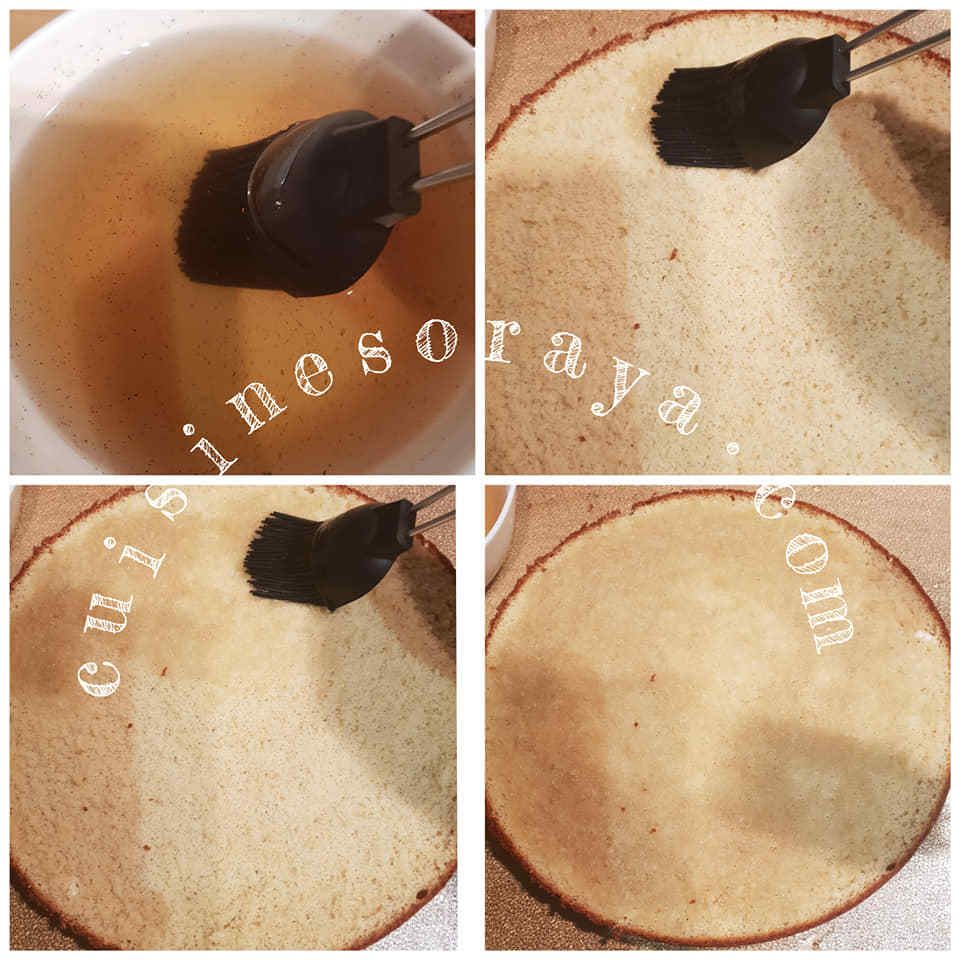 Gâteau pêcher mignon