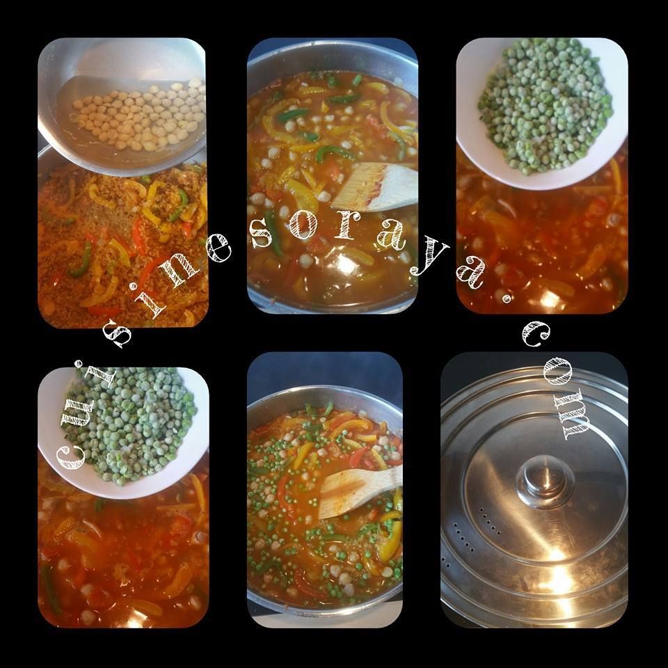 Boulgour aux lègumes