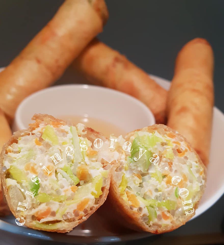 Lumpia poulet et aux légumes