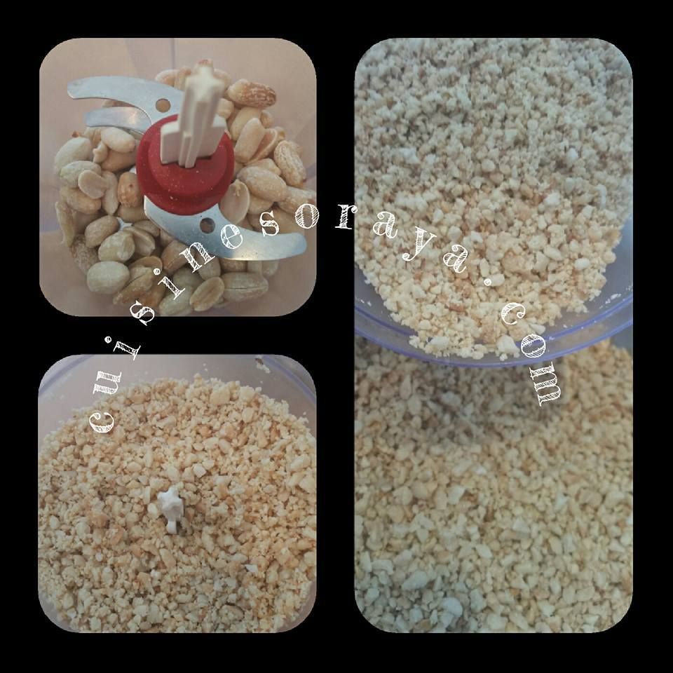 Zelliges aux cacahuètes - Gourmandises aux cacahuètes et chocolat