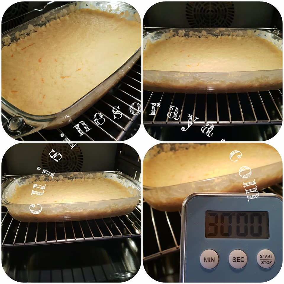 Gâteau semoule à l'orange