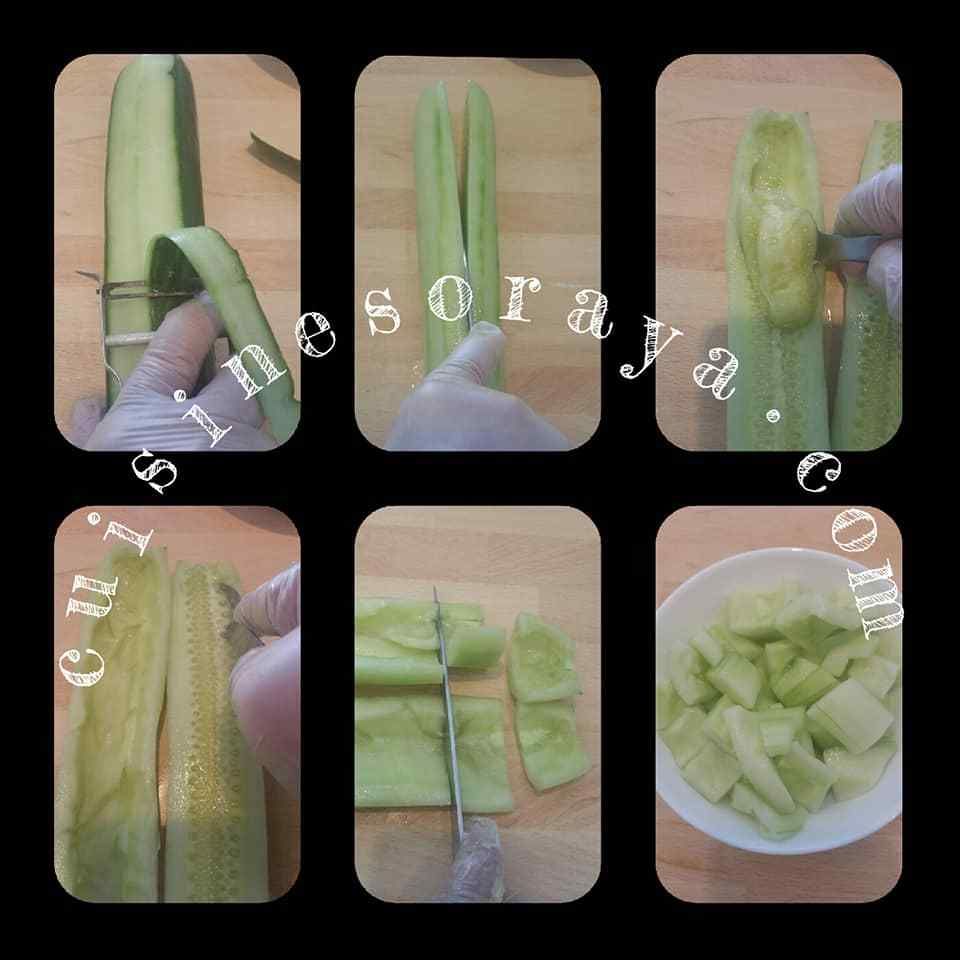 Gaspacho concombre - menthe fraîche
