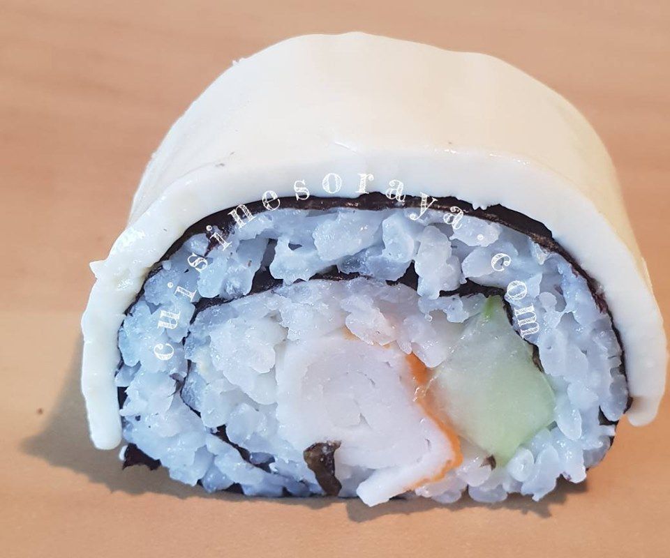 Sushi simple ou enrobé de fromage - Makis avec ou sans algue - california roll