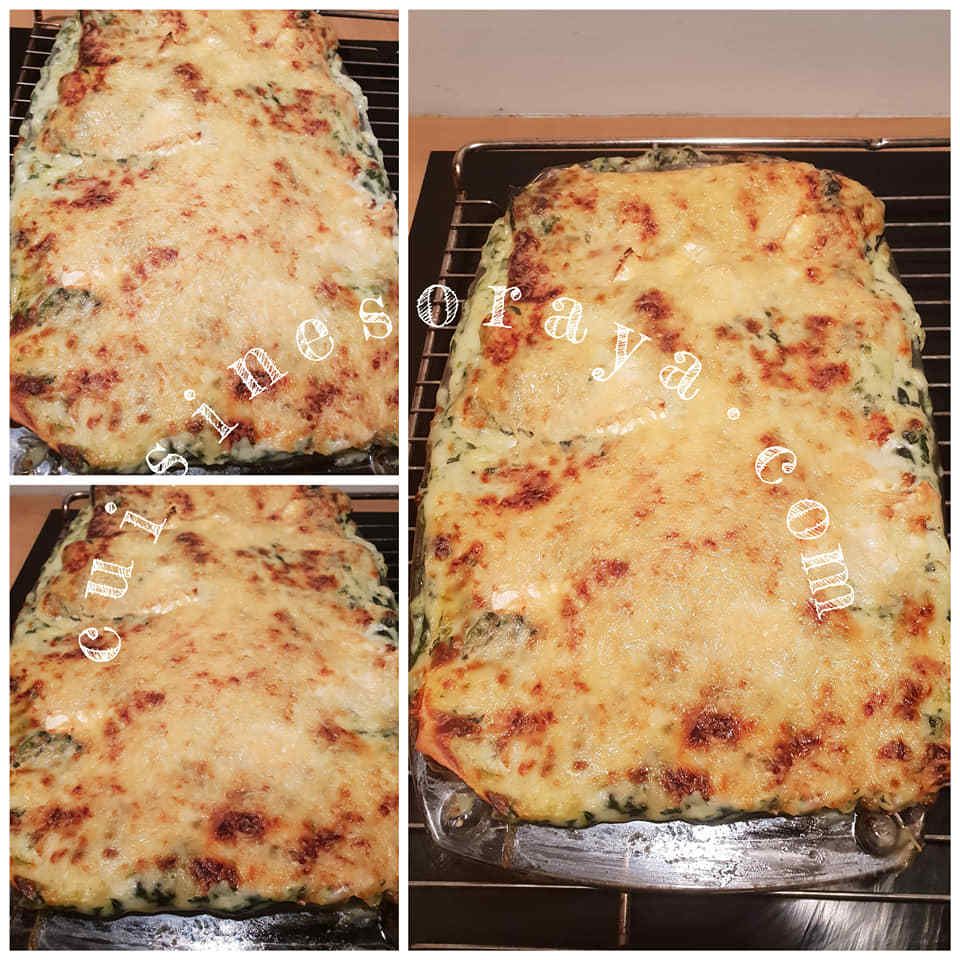 Lasagnes saumon épinards et chèvre