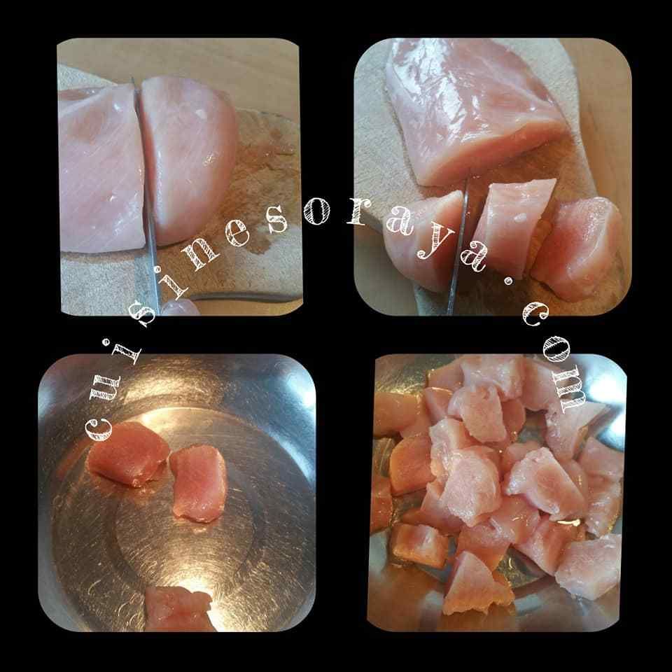 Brochette de poulet marinées