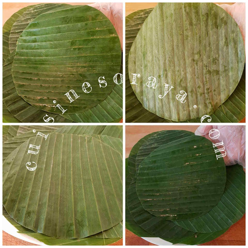 Saumon à la vapeur dans des feuilles de bananier